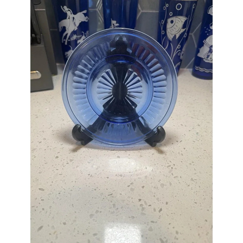 Hazel Atlas Aurora Cobalt Blue 6 1/2